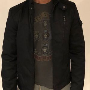 Guess coated moto jacket - size small